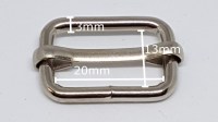 hebilla de hierro soldada 2cm